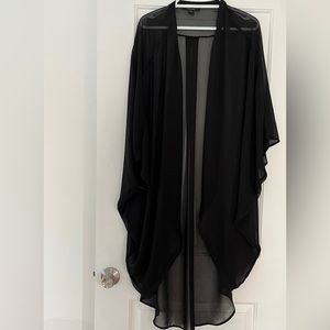 Brand New Black Sheer Cardigan / Poncho
